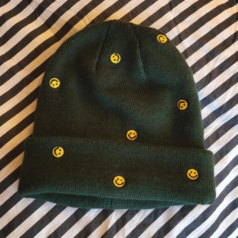 Smile Embroidered Beanie